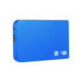 USB 3.0 solid state mobile hard disk with metal shell in black, blue, red, and silver colours