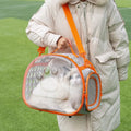 Transparent space capsule backpack cat carrier with hard EVA shell in multiple colour options