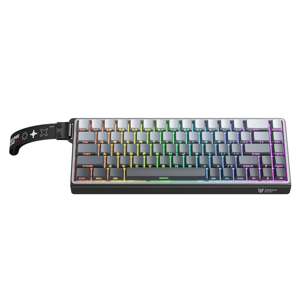 ONIKUMA G69 wired gaming keyboard with RGB backlight in black