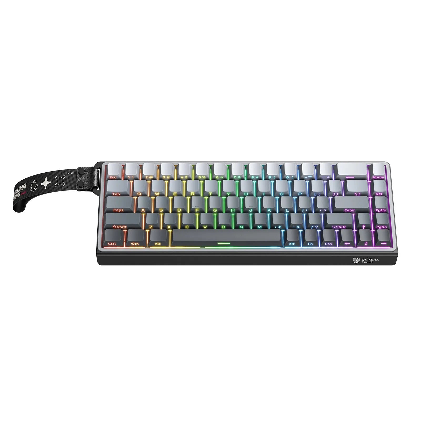 ONIKUMA G69 wired gaming keyboard with RGB backlight in black