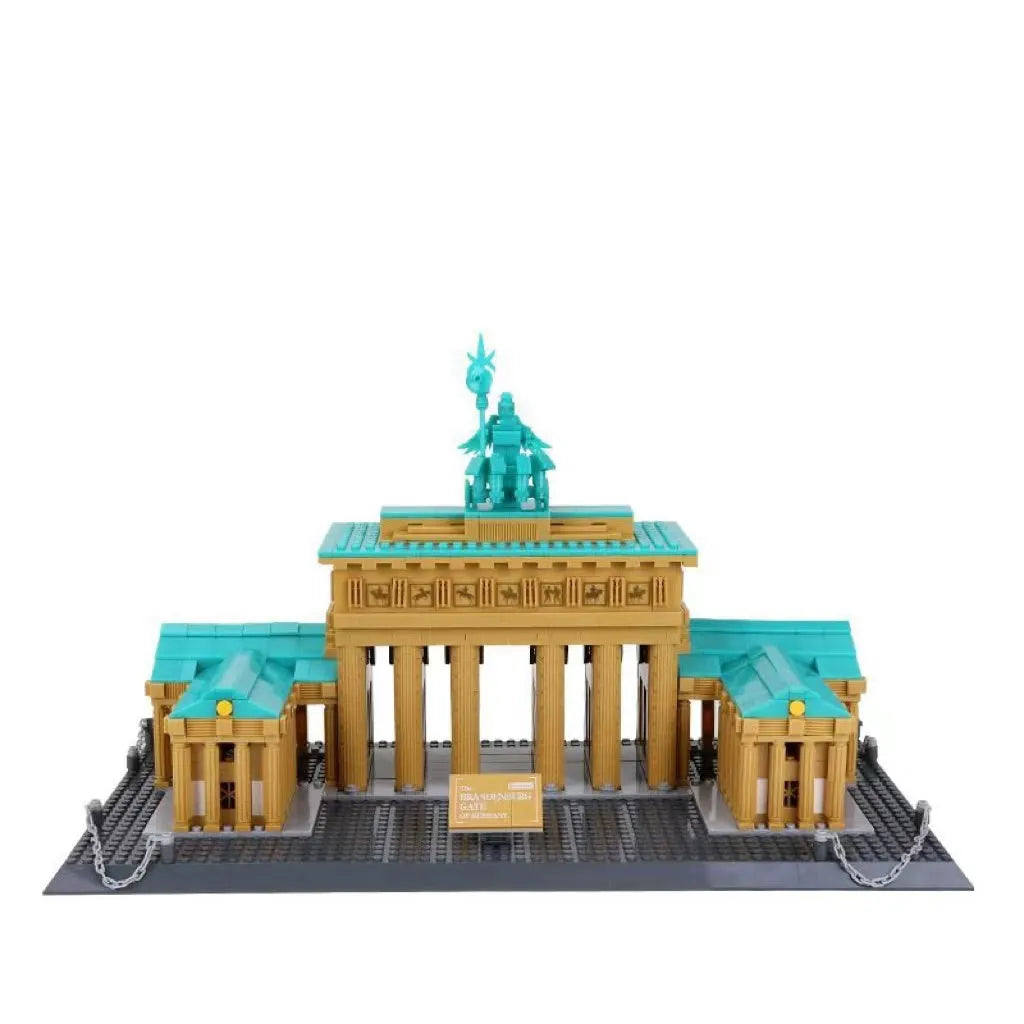 Wange small particle building blocks set with over 800 pieces for world landmark model construction