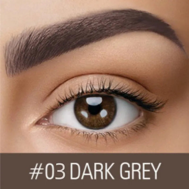 Waterproof quick-drying eyebrow cream tube with eyebrow dye for natural lasting brow definition