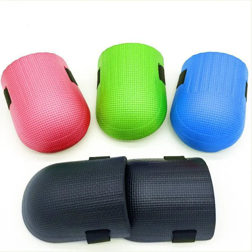EVA foam kneepads in black blue green pink colours with 11mm thickness for kneeling protection