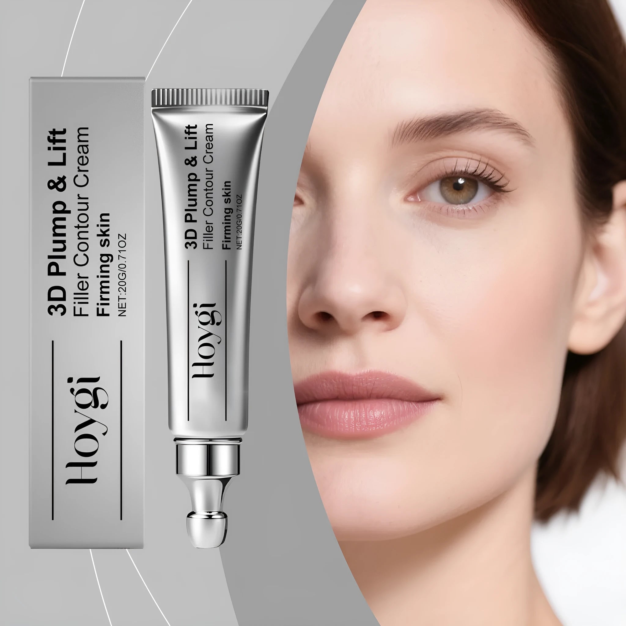 20g moisturising eye cream container with ceramide EOS and tripeptide copper-1 for eye area care