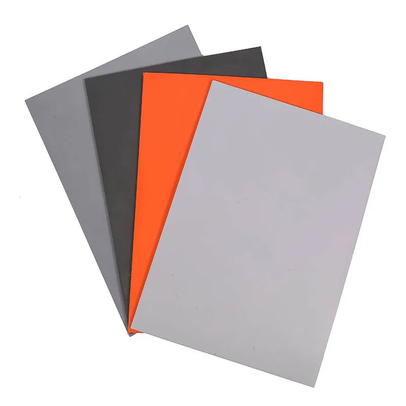 Dark gray laser engraving pad A4 size 23mm thick on workbench