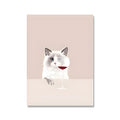 Modern simplicity decorative canvas painting 40x60cm with white border for bedroom walls