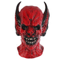 Red bat shaped party hood mask for horror costume dress up