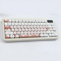 Dessert cat cartoon sublimation printed mechanical keyboard key cap with round MOG profile