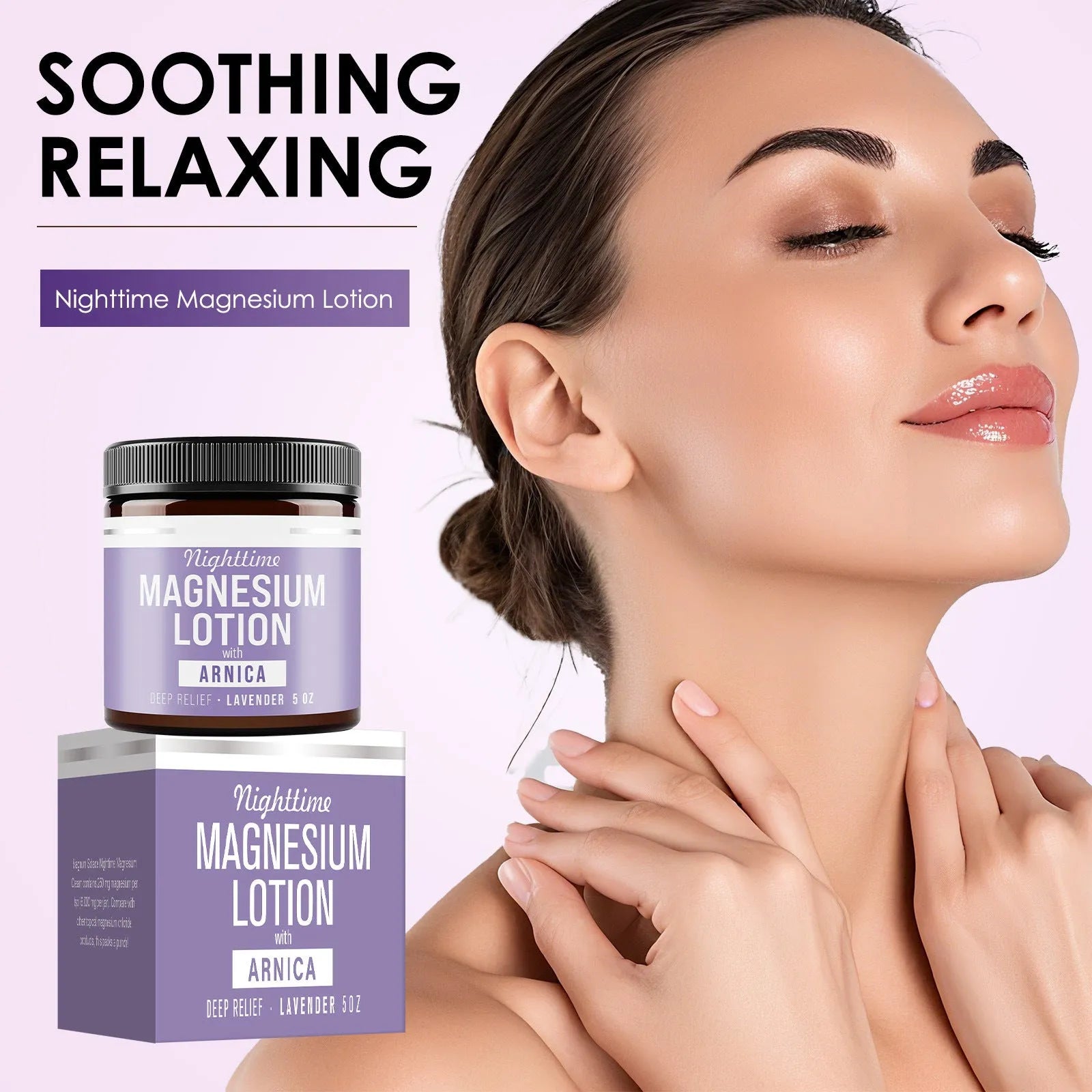 150ml Magnesium Body Butter Cream jar with shea butter and magnesium chloride