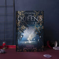 Blue A5 luminous hardcover notebook open to show full-colour illustrated pages