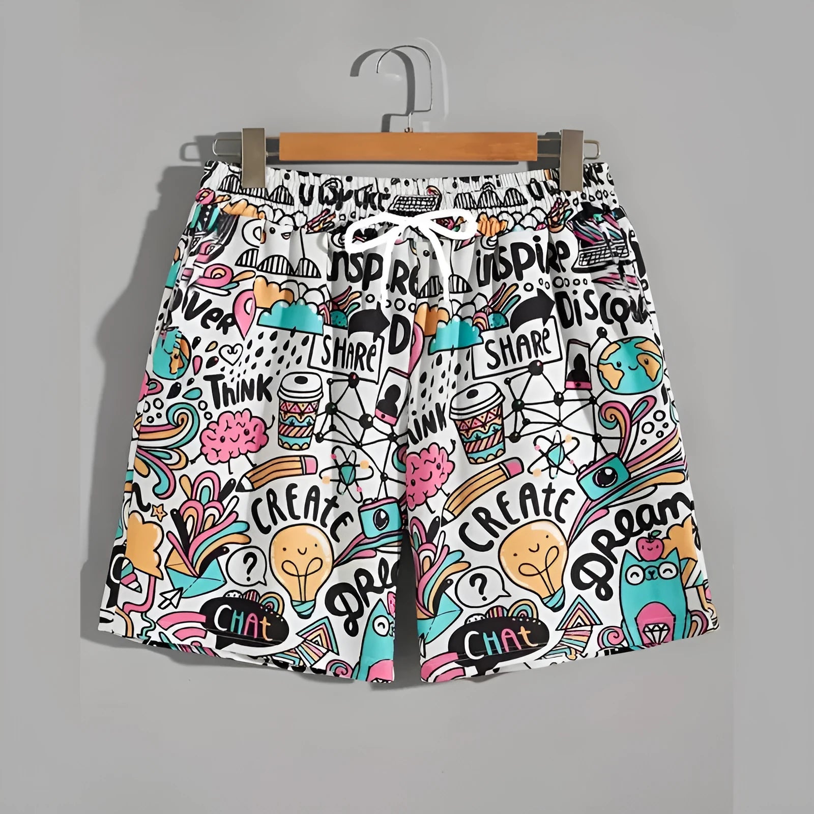 Men's loose fit polyester beach pants in multiple colours available in sizes XS to 5XL