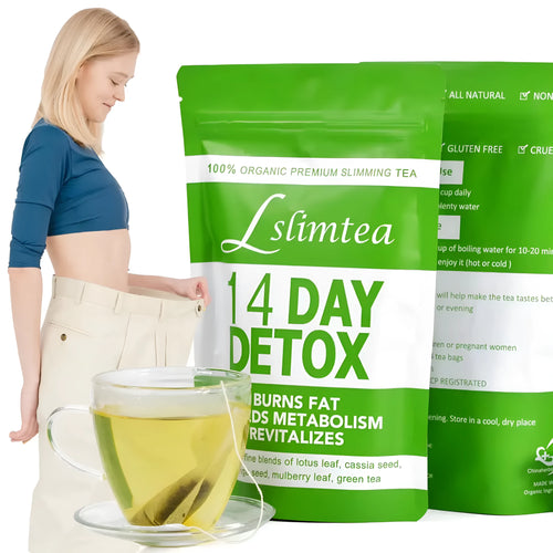 14 Days Herbal Detoxification Diet Tea pack containing 14 individual 3g tea sachets