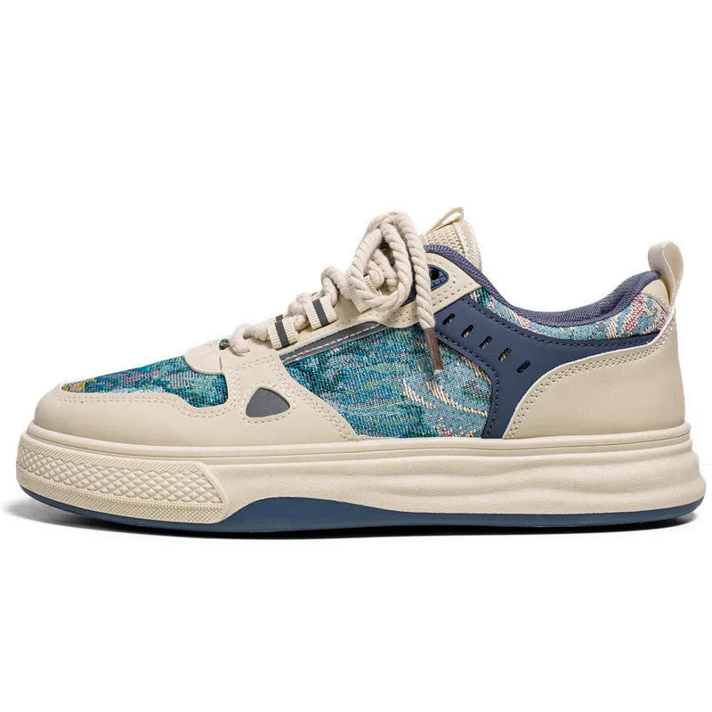 Casual canvas tide shoes in Milan green colour with flat heel and round toe design