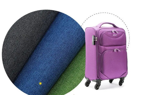 Polyester ant cloth fabric in black, blue and green colours for luggage and furniture protection