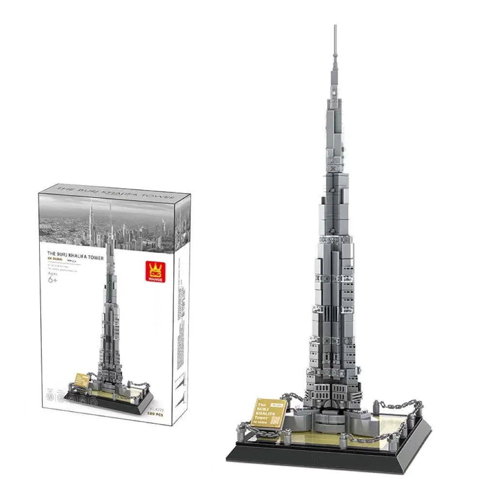 Wange small particle building blocks set with over 800 pieces for world landmark model construction