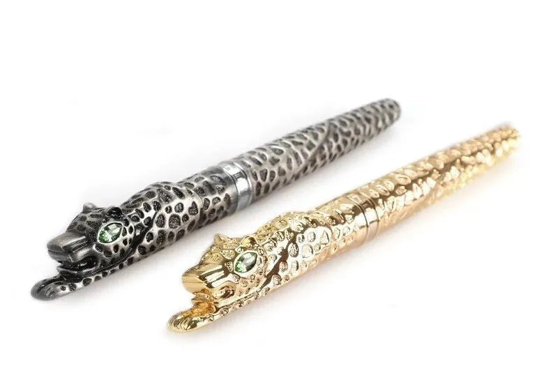 Embossed metal pen in Ancient Silver finish with OPP packaging