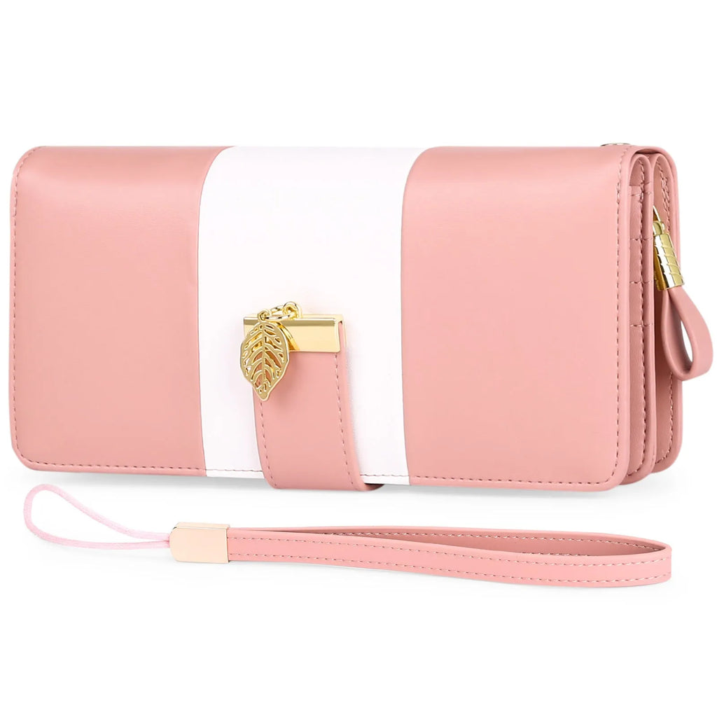 Lock-opening anti-theft clutch handbag in brush PU leather, shown in midnight black.