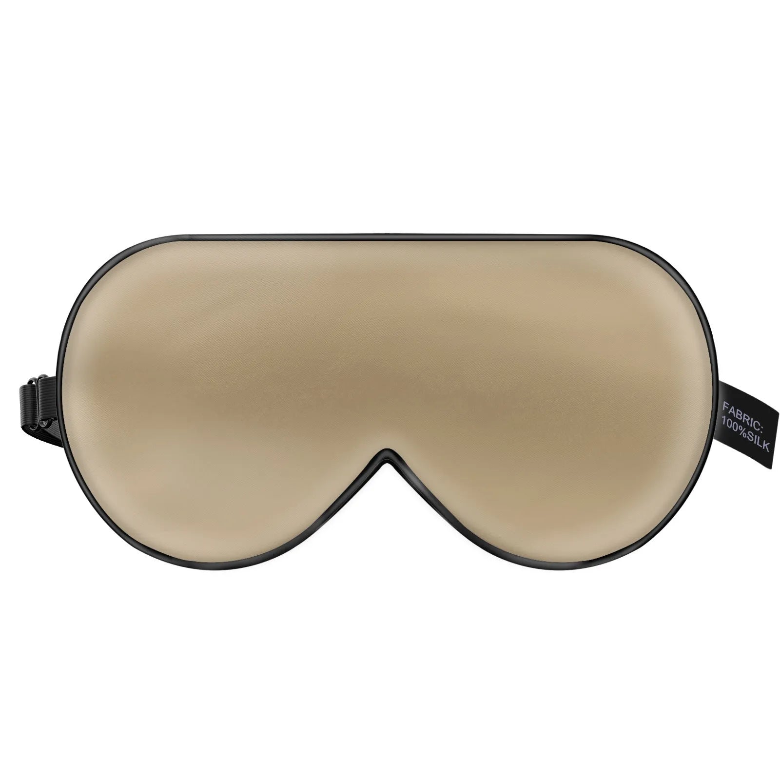 Double-sided mulberry silk sleep eye mask in multiple colours with adjustable elastic straps.