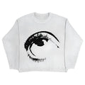 Street style round neck cotton pullover sweater in hip hop aesthetic