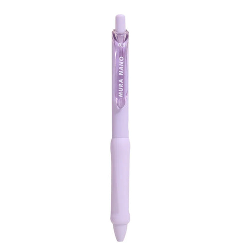 Plastic 0.5mm macaron colour press gel pen in smoked brown for student stationery