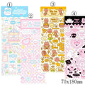 PVC waterproof cartoon-style decorative sticker for notebooks and office stationery.