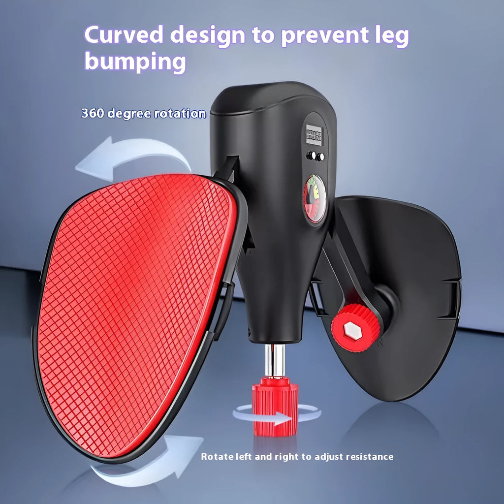 Men's black and grey Kegel trainer for PC muscle exercise with strap and handle attachment options.