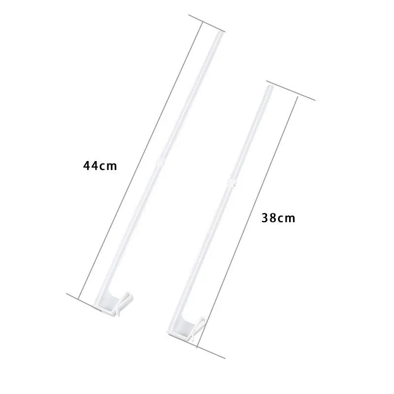 White car window flag bracket set with 10 PP plastic poles for vehicle display