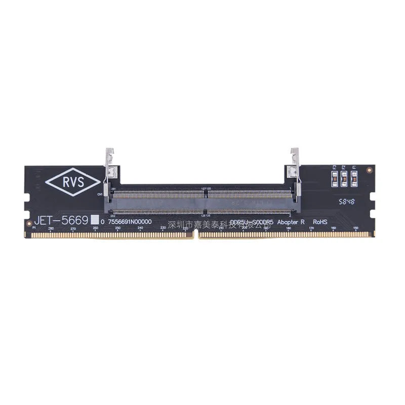 DDR4 laptop to desktop adapter card converting SO-DIMM memory to DIMM desktop slot