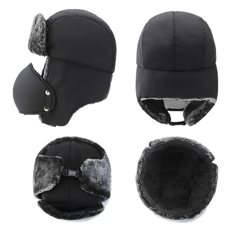 Winter Lei Feng hat in cotton with dome shape no brim available in grey black navy blue and coffee colours