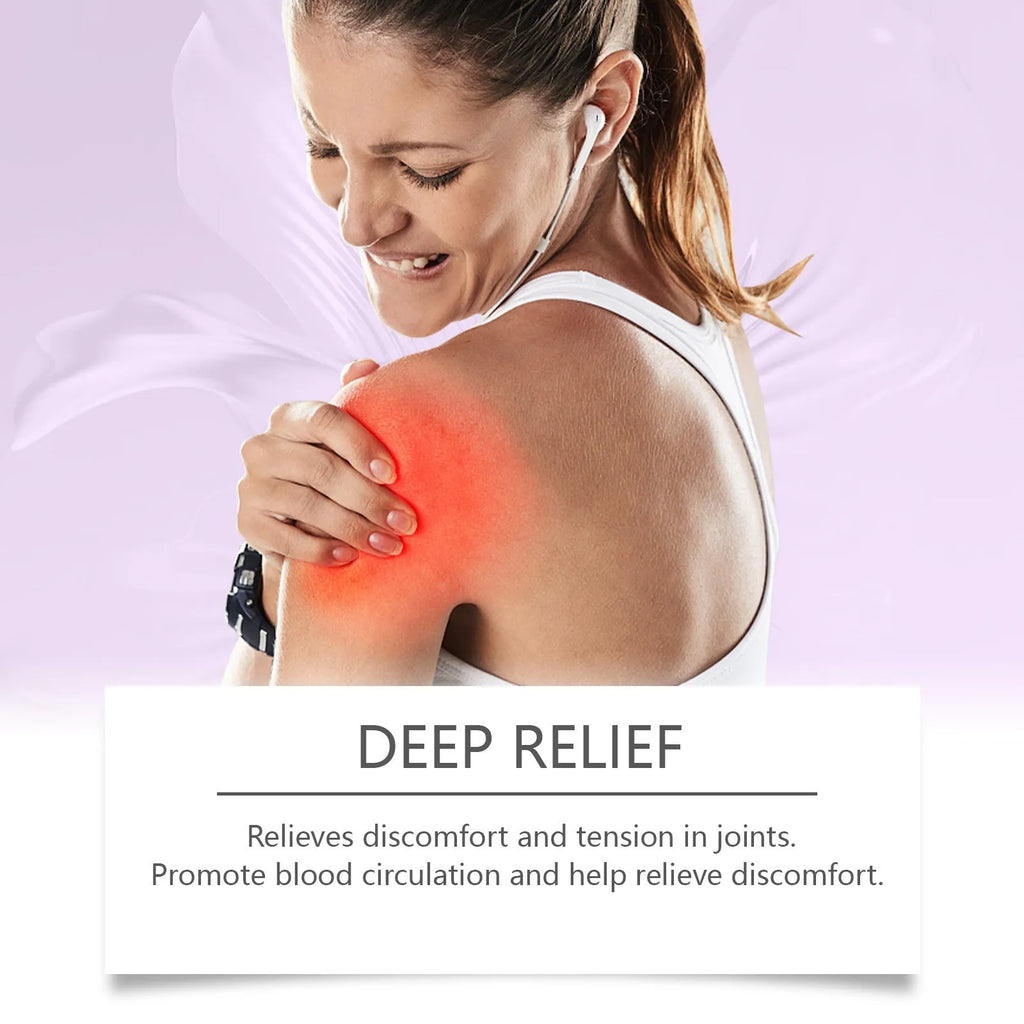 100g tub of cooling body massage gel for joint, knee, and elbow care.