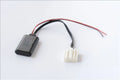Black Bluetooth audio cable for Mazda vehicles with MEDIA button compatibility