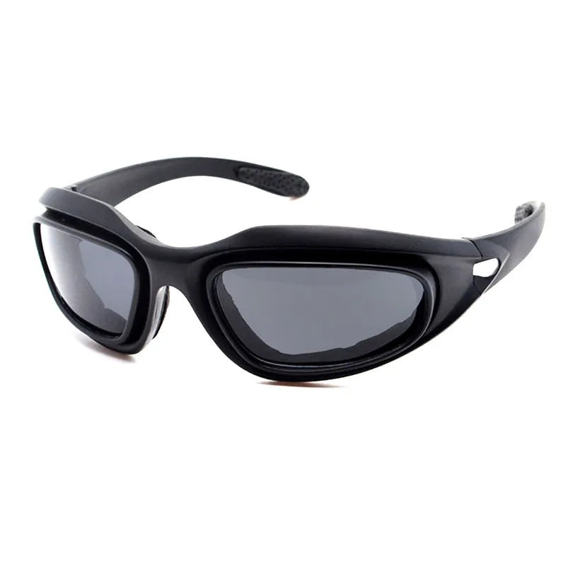 Tactical polarised sunglasses with polycarbonate frame for outdoor cycling