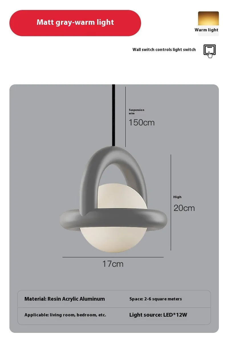 Nordic style hanging line pendant lamp in matte finish with variable lighting options