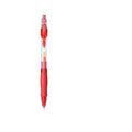 A single 0.5mm fine point gel pen in plastic casing, shown with black, blue, and red ink colour options.