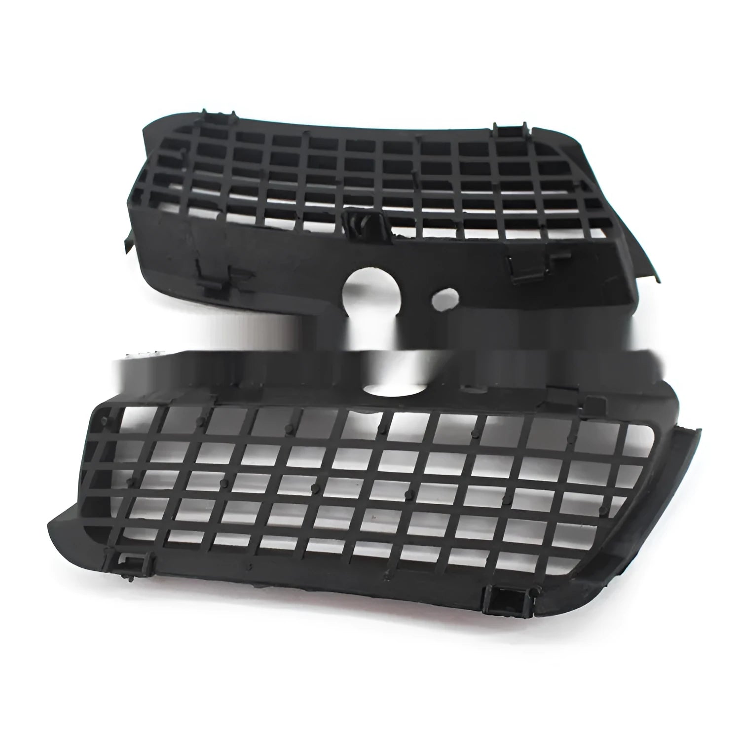 Black ABS plastic fog lamp cover pair for Volkswagen Golf 3 front bumper.