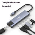 Aluminium Steam Deck docking station with six ports including HDMI, Ethernet and USB 3.0