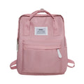 Commuter versatile large capacity Oxford cloth backpack in solid colour for leisure travel