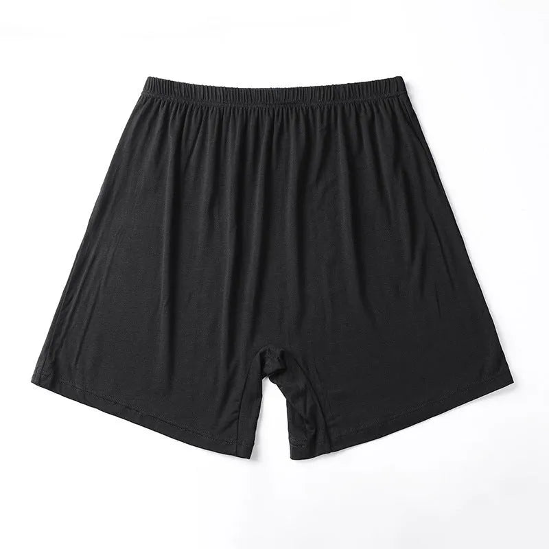 Men's solid colour boxer shorts in modal fabric with high waist design
