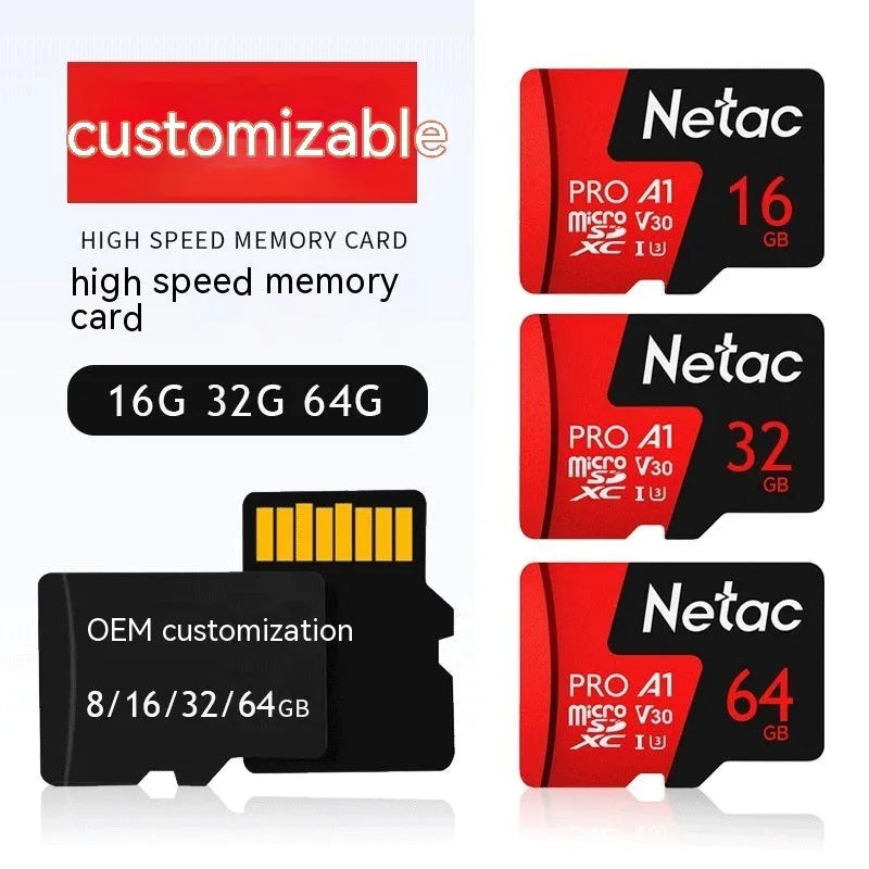 Longkka TF memory card for HD 4K driving recorder and surveillance camera, 16GB to 256GB capacity