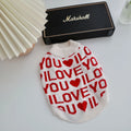 Red dog padded warm sweater made from rabbit velvet core-spun yarn on white background