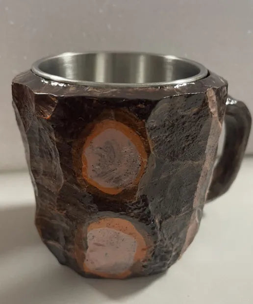 400ml mineral crystal resin coffee mug with handle in various colour options