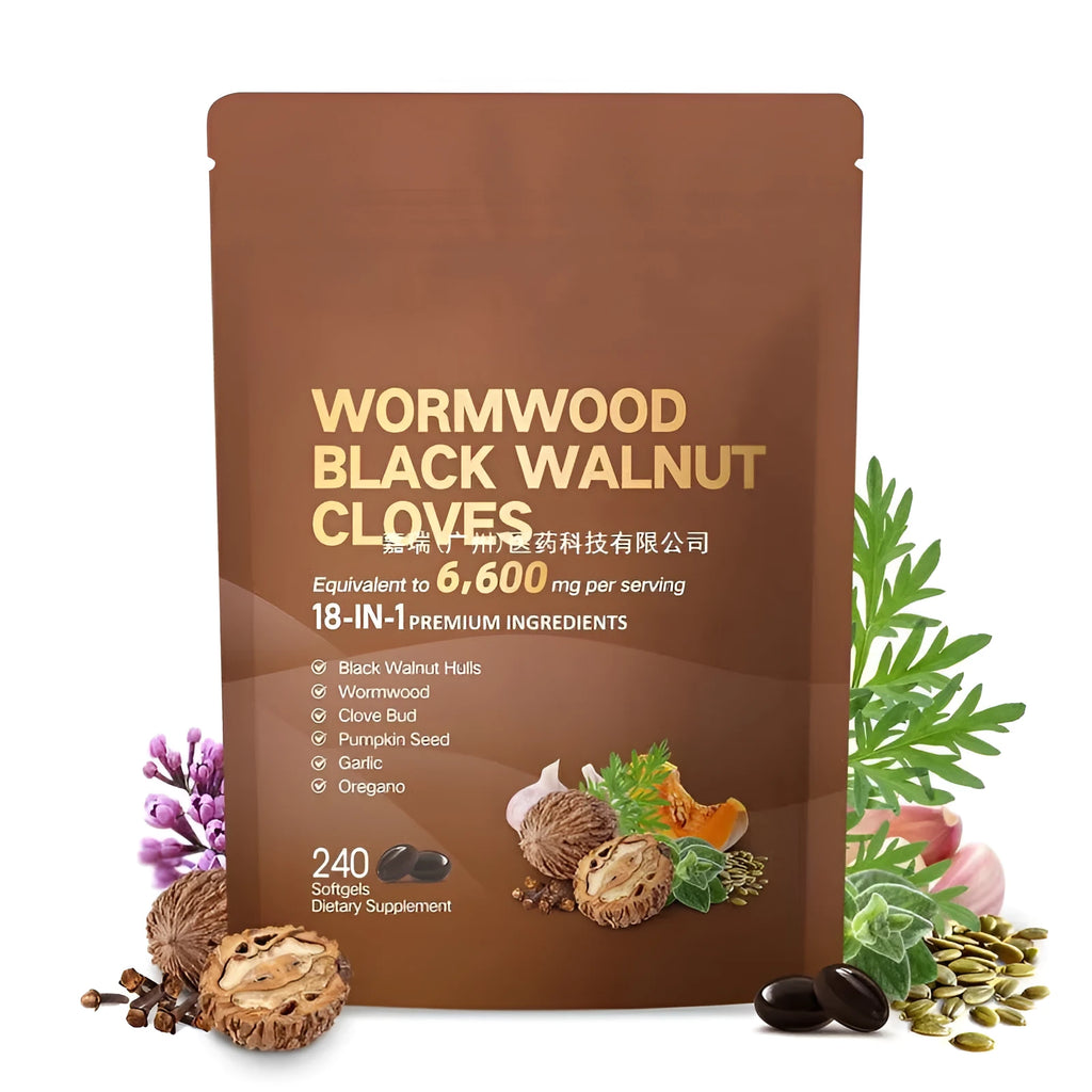 Absinthium Black Walnut soft capsules 240 tablets herbal extraction supplement pack
