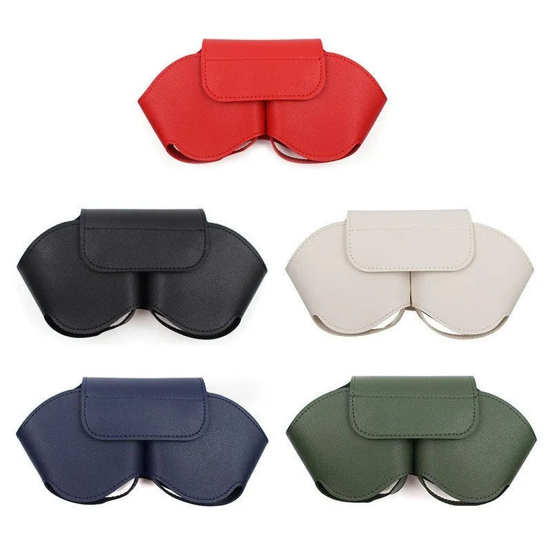 AirPods Max protective case cover in black, red, white, green, and blue colours made of PU leather.