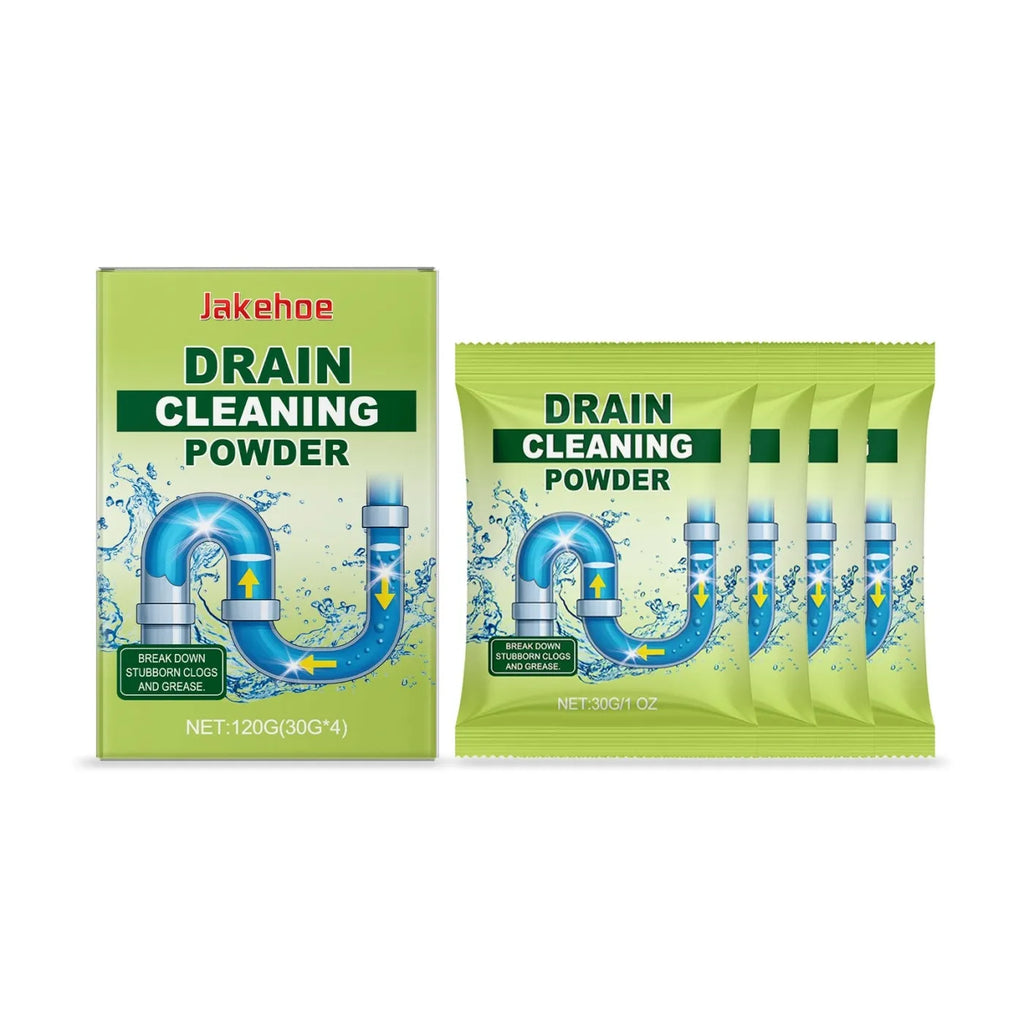 120g drain cleaning powder container for unblocking sinks and toilets