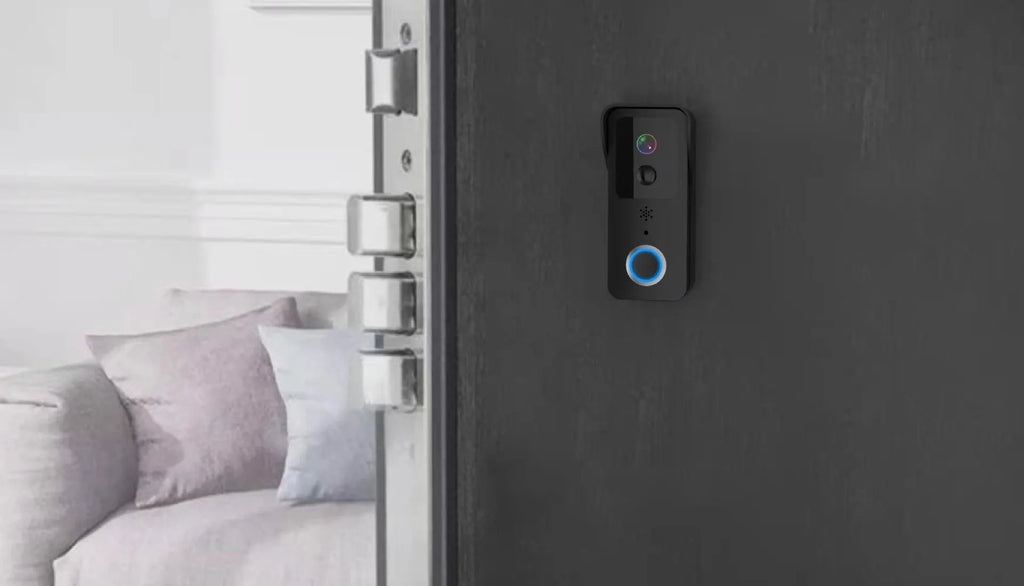 T321080P model visual doorbell unit for wireless home security with APP notifications