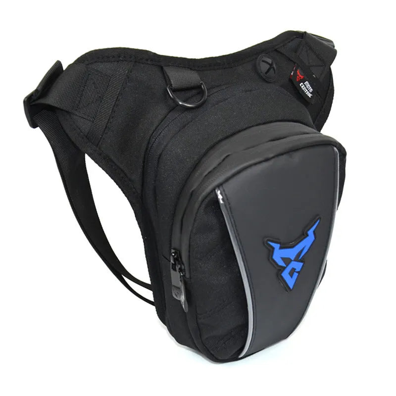 Motorcycle crossbody leg bag in 1200D Oxford cloth with 29cm dimensions