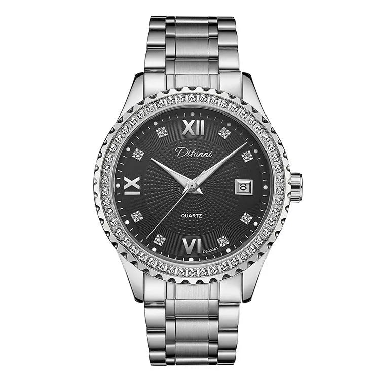 Men's waterproof automatic mechanical watch with luminous hands in business style