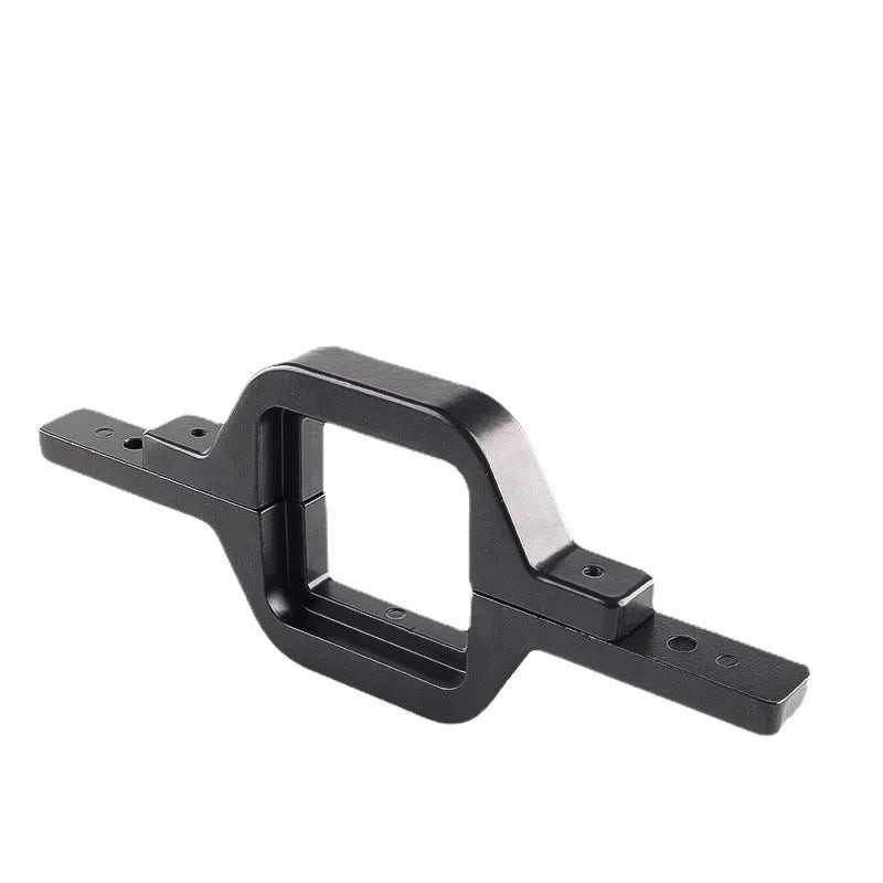 Black aluminium alloy LED reversing light bracket for a Jeep Wrangler.
