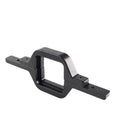 Black aluminium alloy LED reversing light bracket for a Jeep Wrangler.
