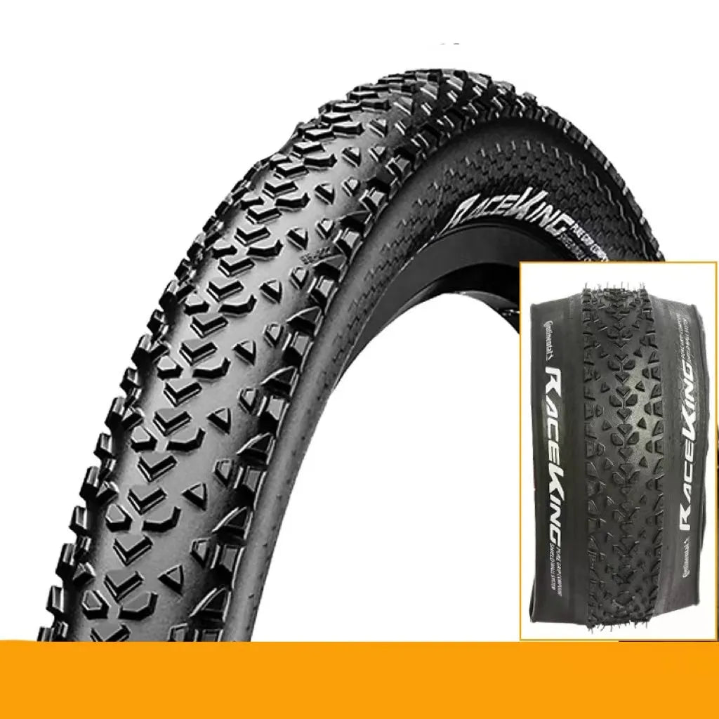 Mountain bike folding outer tyre shown in yellow sidewall for 27.5 inch wheel.